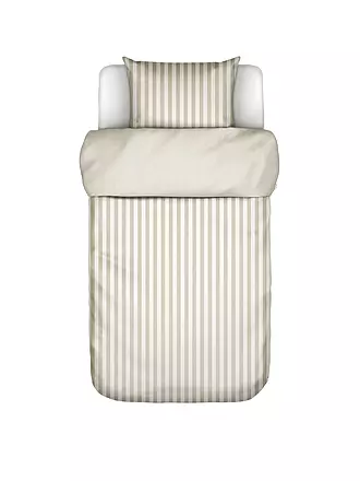 MARC O'POLO HOME | Satin Bettwäsche CLASSIC STRIPE 70x90cm/140x200cm Oatmel | 